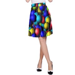 Colorful Balls A-line Skirt