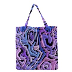 Metallic Weave Grocery Tote Bag