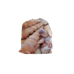 Sea Shells Drawstring Pouch (small) by yoursparklingshop