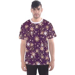 Abstract Pattern Print Men s Sport Mesh Tee