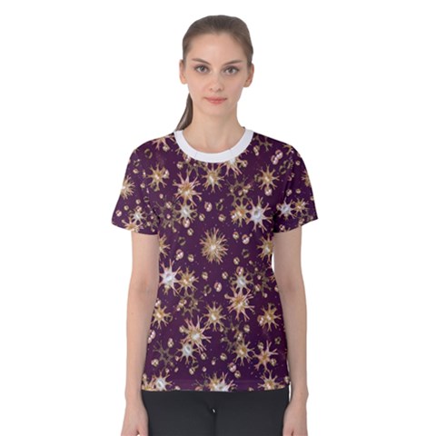 Abstract Pattern Print Women s Cotton Tee by dflcprintsclothing