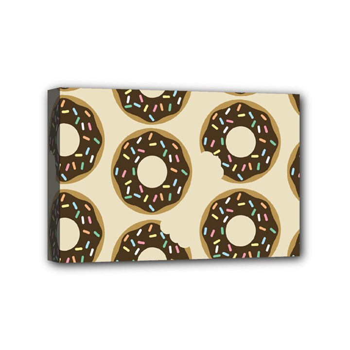 Donuts Mini Canvas 6  x 4  (Framed)