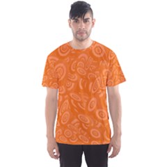 Orange Abstract 45s Men s Sport Mesh Tee