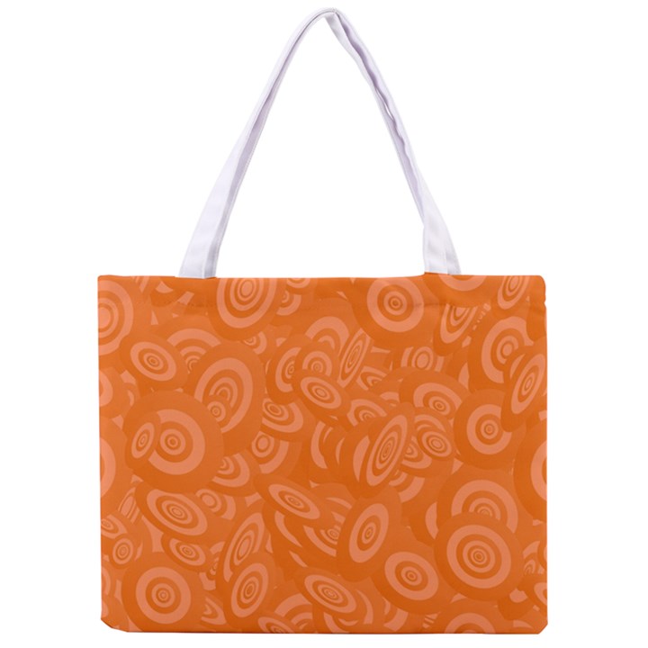 Orange Abstract 45s Tiny Tote Bag