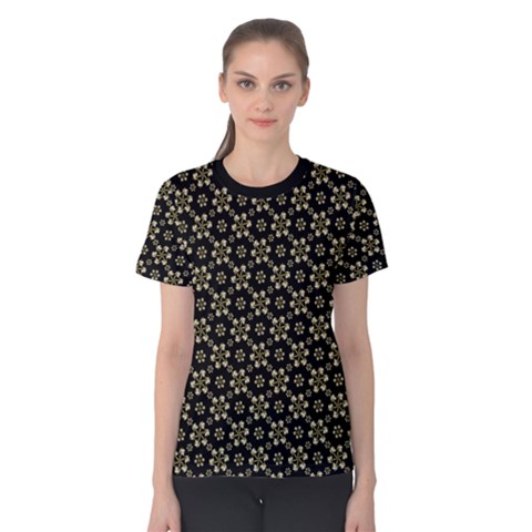 Angels Skull Pattern Women s Cotton Tee by dflcprintsclothing