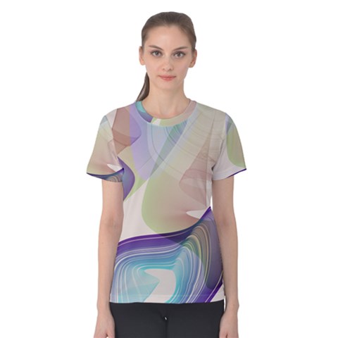 Abstract Cowcow Women s Cotton Tee by infloence