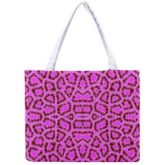 Florescent Pink Animal Print  Tiny Tote Bag