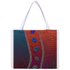 Funky Florescent Sassy Lips  Tiny Tote Bag