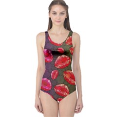 Sassy Lips Rainbow  One Piece Swimsuit