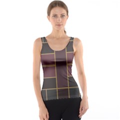 Vertical And Horizontal Rectangles Tank Top