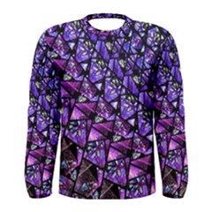  Blue Purple Glass Men s Long Sleeve T-shirt