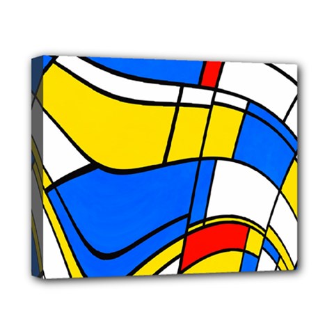 Colorful Distorted Shapes Canvas 10  X 8  (stretched)