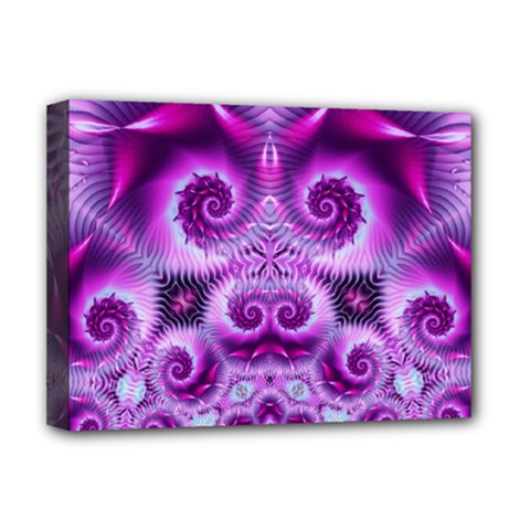 Purple Ecstasy Fractal Deluxe Canvas 16  X 12  (stretched) 