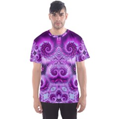 Purple Ecstasy Fractal Men s Sport Mesh Tee