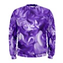 Lavender Smoke Swirls Men s Sweatshirt View1