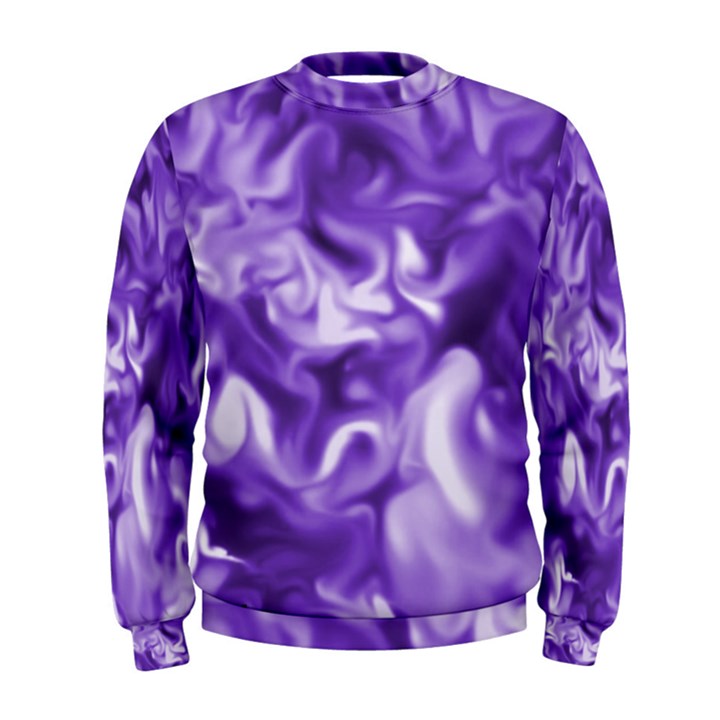 Lavender Smoke Swirls Men s Sweatshirt