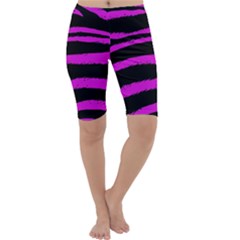 Pink Zebra Cropped Leggings 