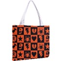 Goth Punk Checkers Tiny Tote Bag View2