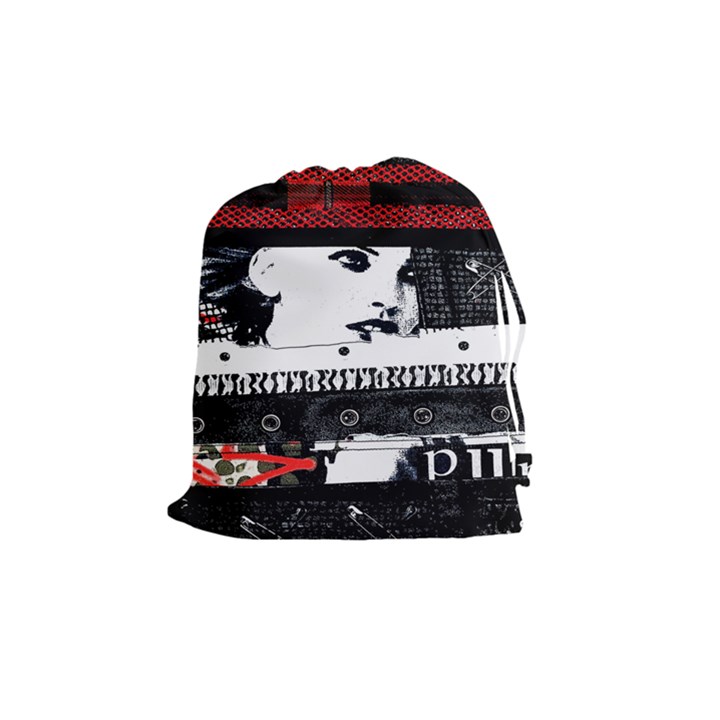 Punk Chick Drawstring Pouch (Medium)