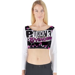 Punk Princess Long Sleeve Crop Top (tight Fit)