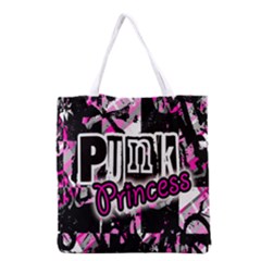 Punk Princess Grocery Tote Bag by ArtistRoseanneJones