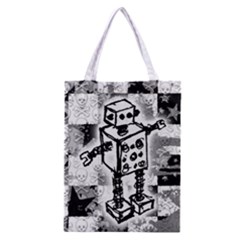 Sketched Robot Classic Tote Bag by ArtistRoseanneJones