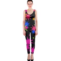 Colorful Stars Pattern Onepiece Catsuit