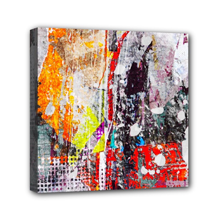 Abstract Graffiti Mini Canvas 6  x 6  (Framed)