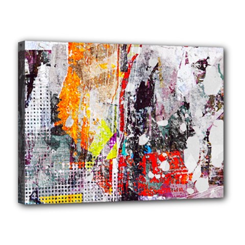 Abstract Graffiti Canvas 16  X 12  (framed)