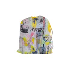 Graffiti Graphic Drawstring Pouch (medium)