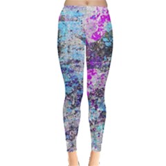 Graffiti Splatter Leggings  by ArtistRoseanneJones