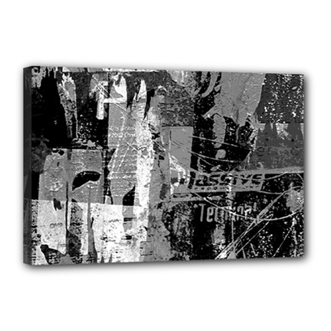 Urban Graffiti Canvas 18  X 12  (framed) by ArtistRoseanneJones