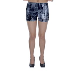 Urban Graffiti Skinny Shorts by ArtistRoseanneJones