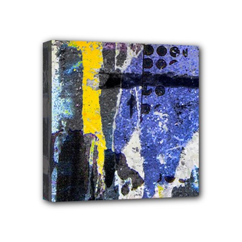 Urban Grunge Mini Canvas 4  X 4  (framed)