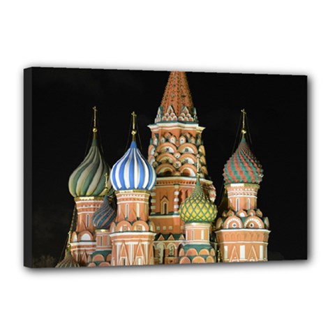 Saint Basil s Cathedral  Canvas 18  X 12  (framed)