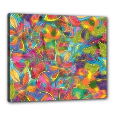 Colorful Autumn Canvas 24  X 20  (framed) by KirstenStar