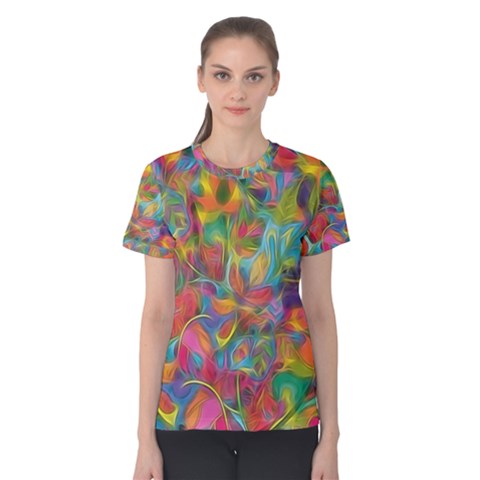 Colorful Autumn Women s Cotton Tee by KirstenStar