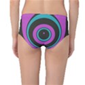 Distorted concentric circles Mid-Waist Bikini Bottoms View2