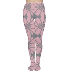 Pink Flowers Pattern Tights by LalyLauraFLM