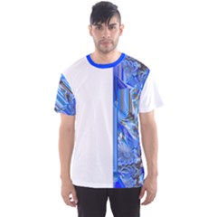 Origami Blue Men s Sport Mesh Tee