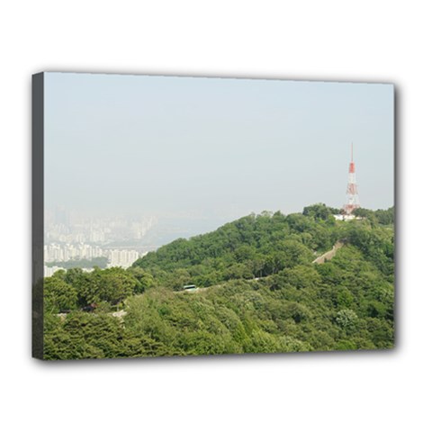 Seoul Canvas 16  X 12  (framed) by anstey