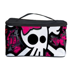 Girly Skull And Crossbones Cosmetic Storage Case