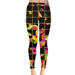 Pieces In Squares Leggings by LalyLauraFLM