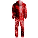 Red Fractal Lace Hooded Jumpsuit (Men) View2