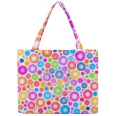 Candy Color s Circles Tiny Tote Bag by KirstenStar