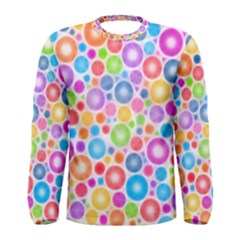 Candy Color s Circles Men s Long Sleeve T-shirt by KirstenStar