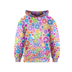 Candy Color s Circles Kid s Pullover Hoodie by KirstenStar