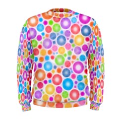 Candy Color s Circles Men s Sweatshirt by KirstenStar