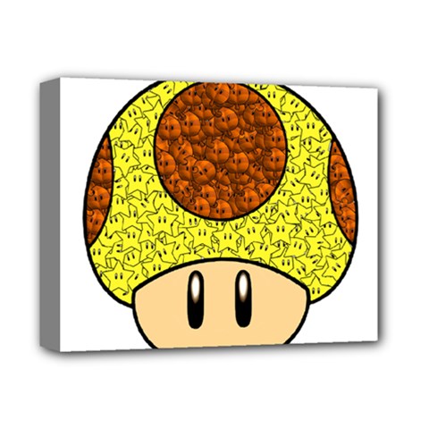 Really Mega Mushroom Deluxe Canvas 14  X 11  (framed) by kramcox