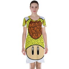 Really Mega Mushroom Short Sleeve Nightdress